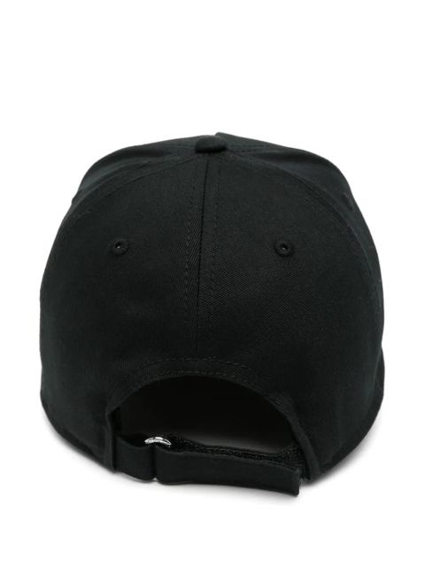 Moncler logo-embroidered gabardine cap - Black - zdjęcie produktu nr 2