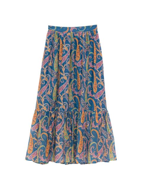 ETRO paisley-print maxi skirt - Blue - zdjęcie produktu nr 1