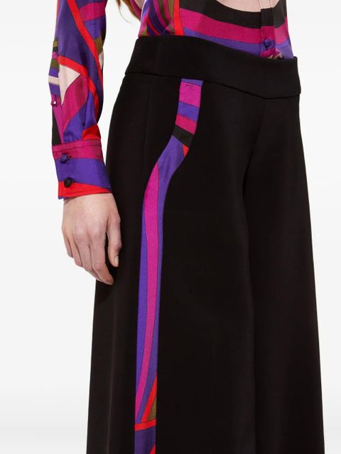 PUCCI Iride print-detailed trousers - Black