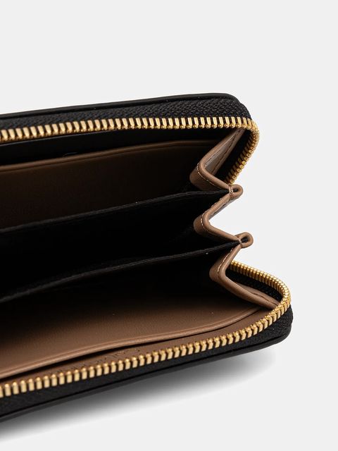 Calvin Klein portfel damski kolor czarny LV04F1091G