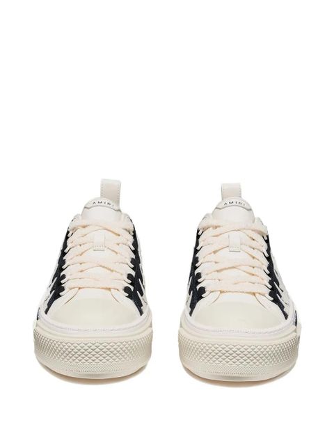 AMIRI Stars Court denim low-top sneakers - Neutrals