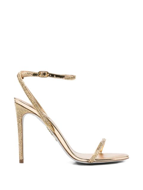 René Caovilla Ellabrita embellished-strap heeled sandals - Gold - zdjęcie produktu nr 1