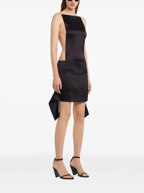 Courrèges belted mini skirt - Black - zdjęcie produktu nr 2