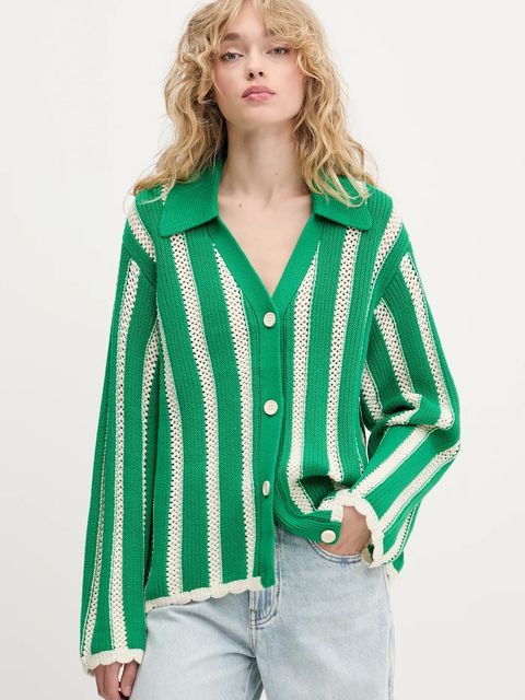 Stine Goya kardigan damski kolor zielony SG-PF25-K034-2380 - zdjęcie produktu nr 1