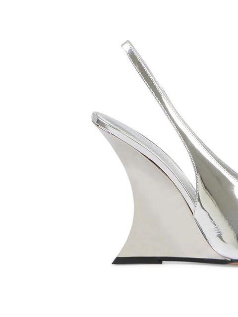Paris Texas Nina slingback pumps - Silver