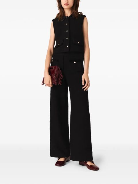 Maje buttoned-pocket trousers - Black - zdjęcie produktu nr 1