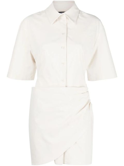 Jacquemus La robe Camisa shirt dress - Neutrals - zdjęcie produktu nr 1