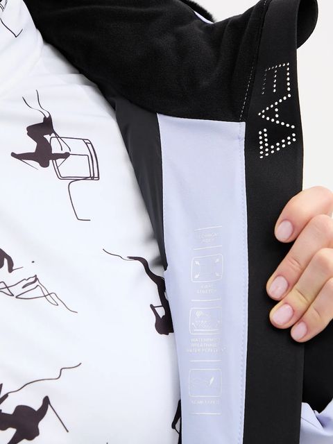 EA7 Emporio Armani kurtka narciarska kolor niebieski AF13889.7W000386