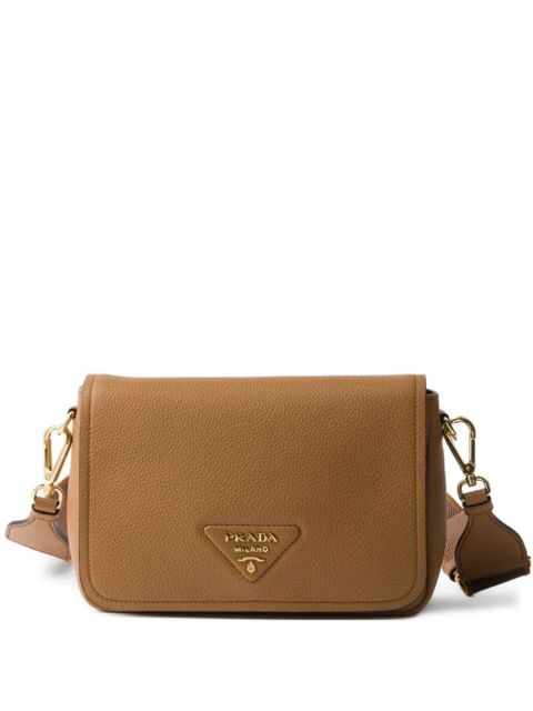 Prada leather shoulder bag - Brown - zdjęcie produktu nr 1