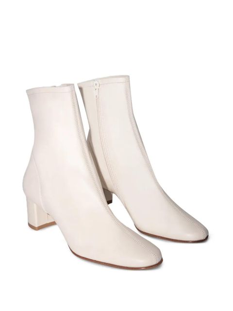 BY FAR almond-toe ankle boots - Neutrals