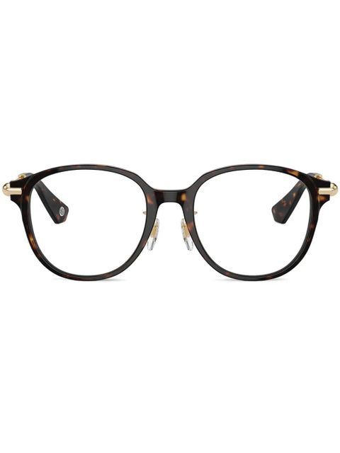 Burberry Eyewear tortoiseshell-effect glasses - Brown - zdjęcie produktu nr 1