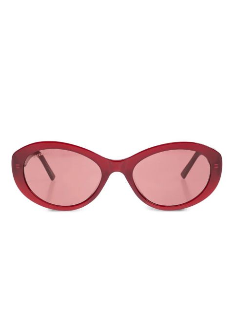 Balenciaga Eyewear oval-frame sunglasses - Red - zdjęcie produktu nr 1