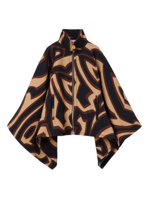 PUCCI labirinto print cape - Neutrals - zdjęcie produktu nr 1