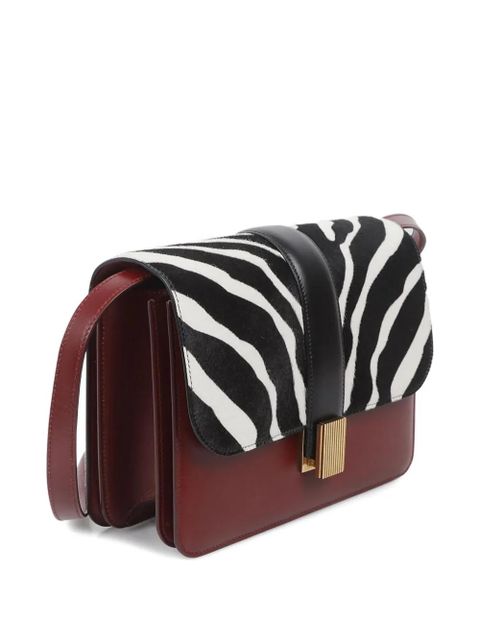 KHAITE Blake zebra-pattern shoulder bag - Red - zdjęcie produktu nr 2