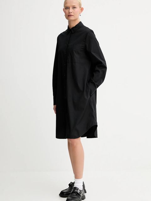 Marc O'Polo sukienka kolor czarny mini rozkloszowana 508113421353