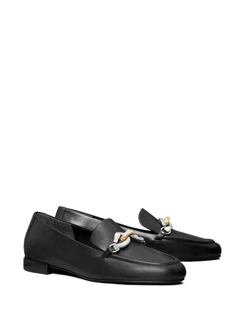 Tory Burch chain-link embellishment loafers - Black - zdjęcie produktu nr 2