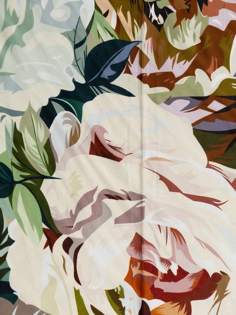 Answear.LAB chusta jedwabna damska kolor multicolor wzorzysta - zdjęcie produktu nr 2