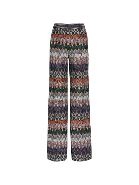 Missoni patterned trousers - Blue - zdjęcie produktu nr 2