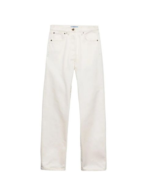 Prada old denim five-pocket jeans - White - zdjęcie produktu nr 1
