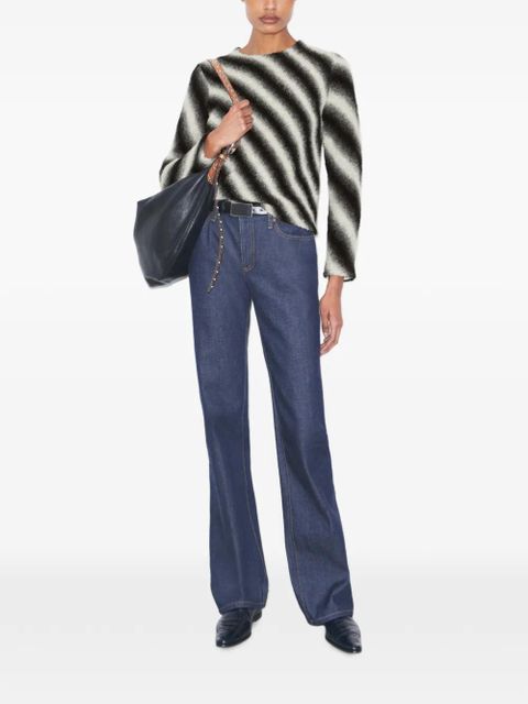 Tory Burch striped sweater - Black