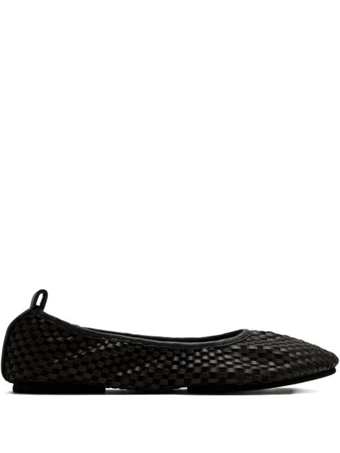 St. Agni Lattice woven ballet flats - Black
