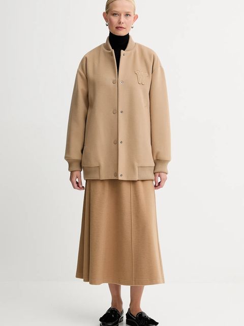 Weekend Max Mara longsleeve z dodatkiem wełny TESEO - zdjęcie produktu nr 2