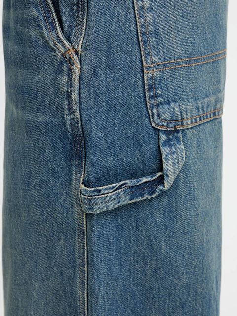 Dickies jeansy damskie kolor granatowy DK0A4Z6S