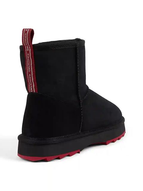 Emu Australia śniegowce zamszowe Sharky Mini kolor czarny W12434