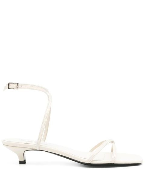 TOTEME 50mm leather sandals - Neutrals - zdjęcie produktu nr 1