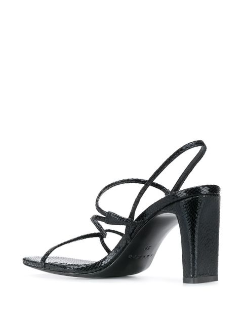 SANDRO 80mm strappy sandals - Black
