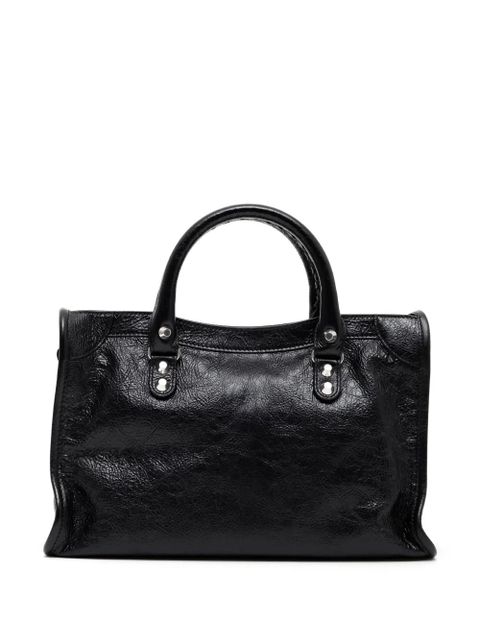 Balenciaga small Le City leather tote bag - Black