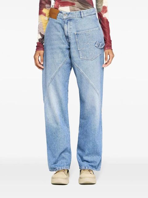 JW Anderson Workwear straight-leg jeans - Blue - zdjęcie produktu nr 2