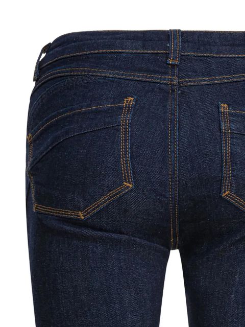 Sportmax logo-patch patch-pocket jeans - Blue - zdjęcie produktu nr 2