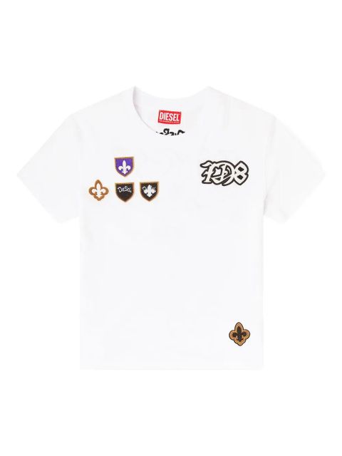 Diesel T-ILA-CP appliqué T-shirt - White - zdjęcie produktu nr 1