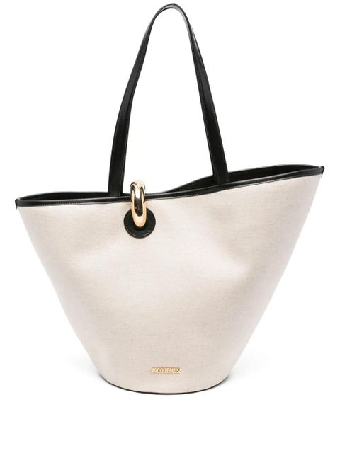 Jacquemus La Bambola tote bag - Neutrals