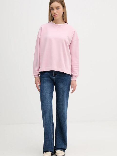 Barbour bluza bawełniana Rosie damska kolor różowy z aplikacją LOL0666 - zdjęcie produktu nr 2