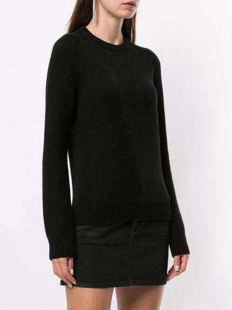 Saint Laurent crew-neck cashmere sweater - Black - zdjęcie produktu nr 2