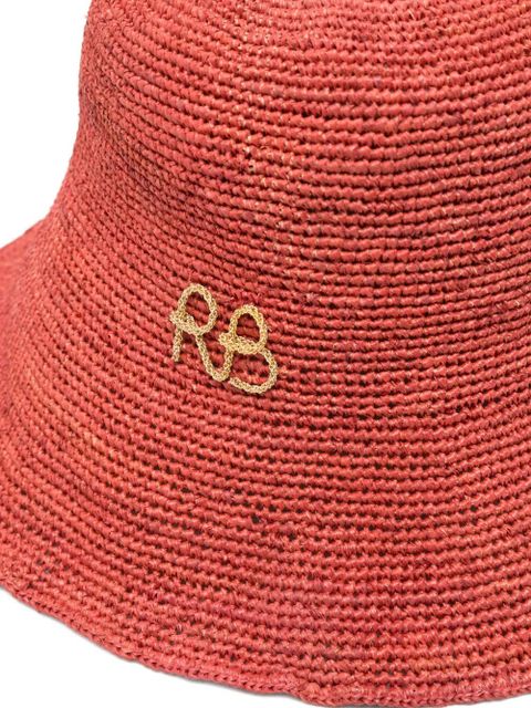 Ruslan Baginskiy logo-embellished bucket hat - Red