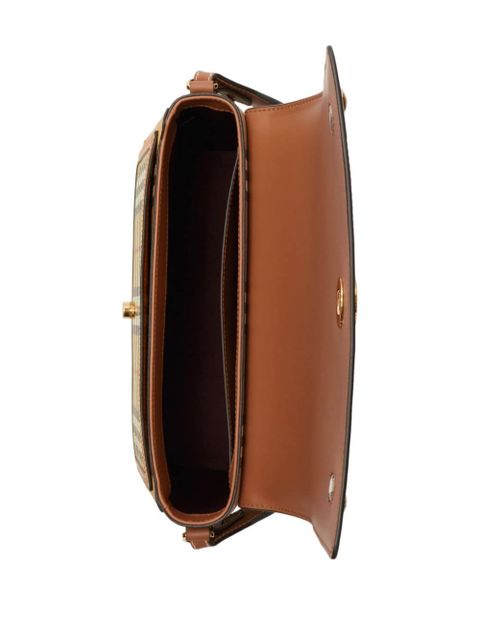 Burberry Note check crossbody bag - Neutrals