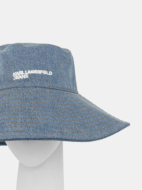 Karl Lagerfeld Jeans kapelusz jeansowy - zdjęcie produktu nr 1