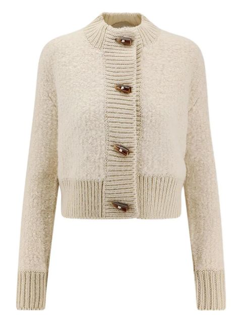 Golden Goose button-up knitted cardigan - Neutrals - zdjęcie produktu nr 1
