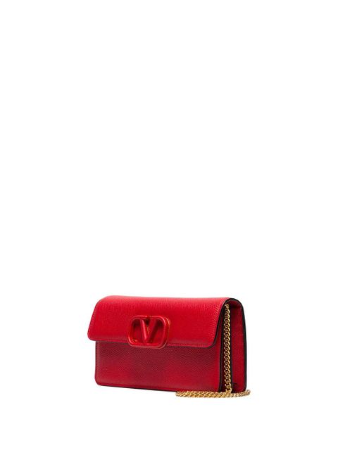 Valentino Garavani VSLING chain wallet - Red