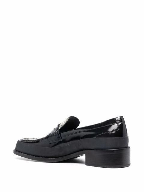 MISBHV jacquard monogram loafers - Black - zdjęcie produktu nr 2