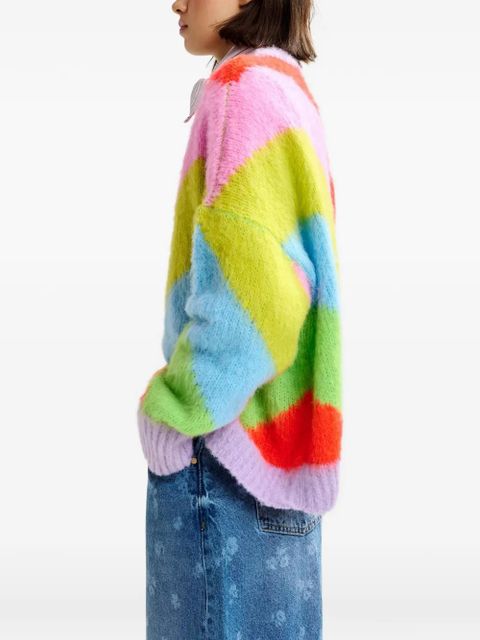 Essentiel Antwerp striped knitted sweater - Green - zdjęcie produktu nr 2