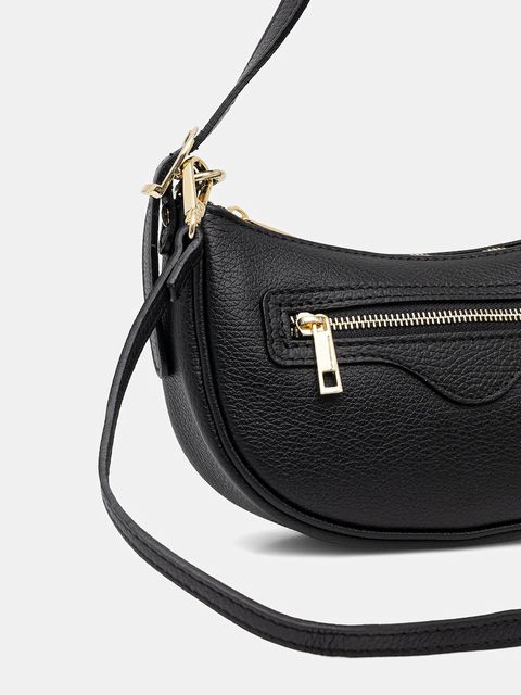 Answear.LAB torebka skórzana kolor czarny - zdjęcie produktu nr 2