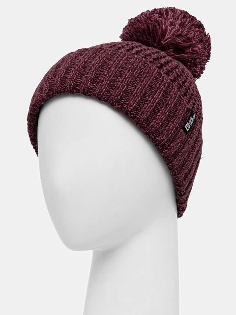 Jack Wolfskin czapka MEDLEY kolor bordowy A65237 - zdjęcie produktu nr 2