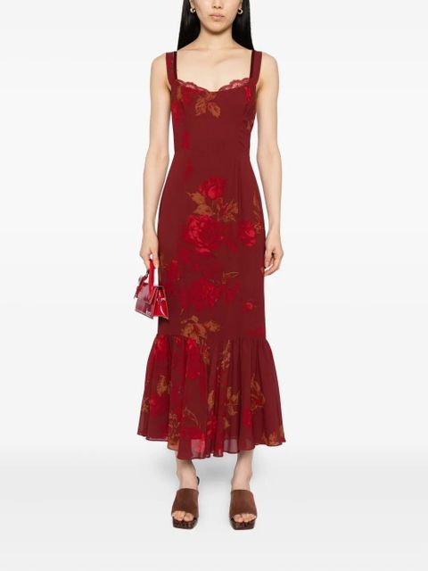 Reformation Irisa dress - Red