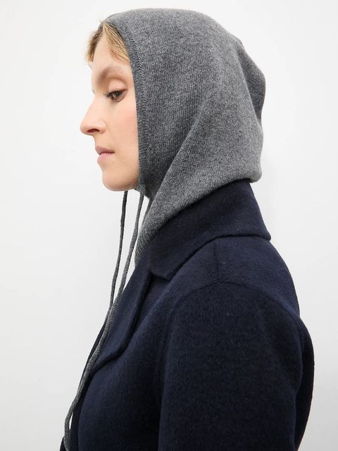 Answear.LAB kominiarka z kaszmirem kolor szary