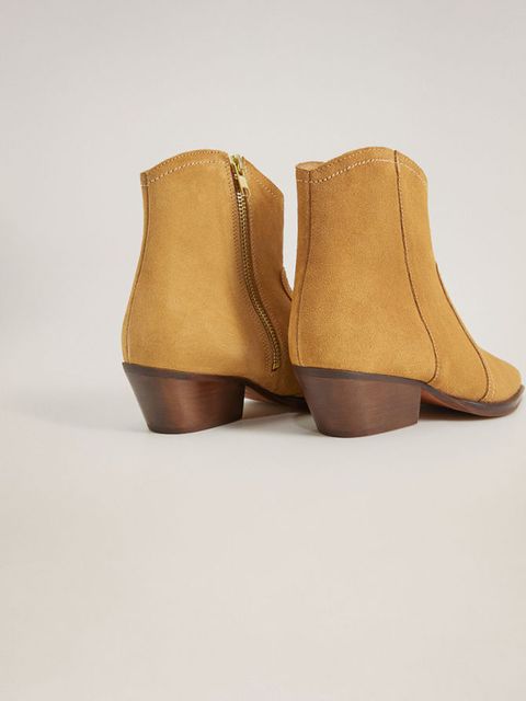 Mango - Kowbojki skórzane Cruce