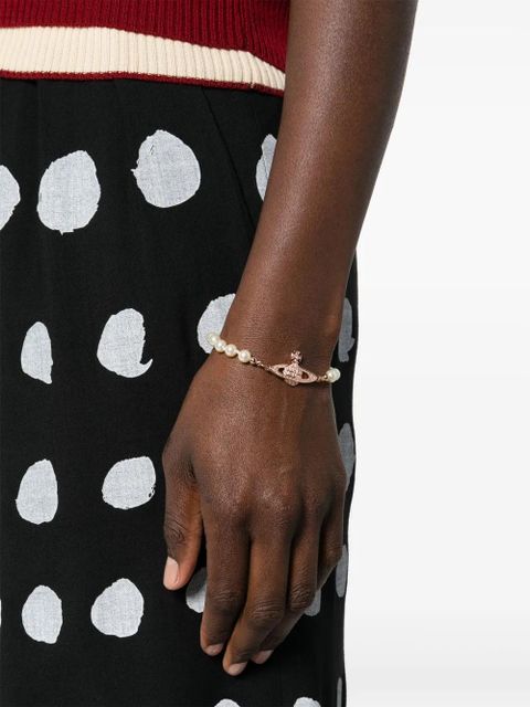 Vivienne Westwood mini Bas Relief bracelet - Pink - zdjęcie produktu nr 2